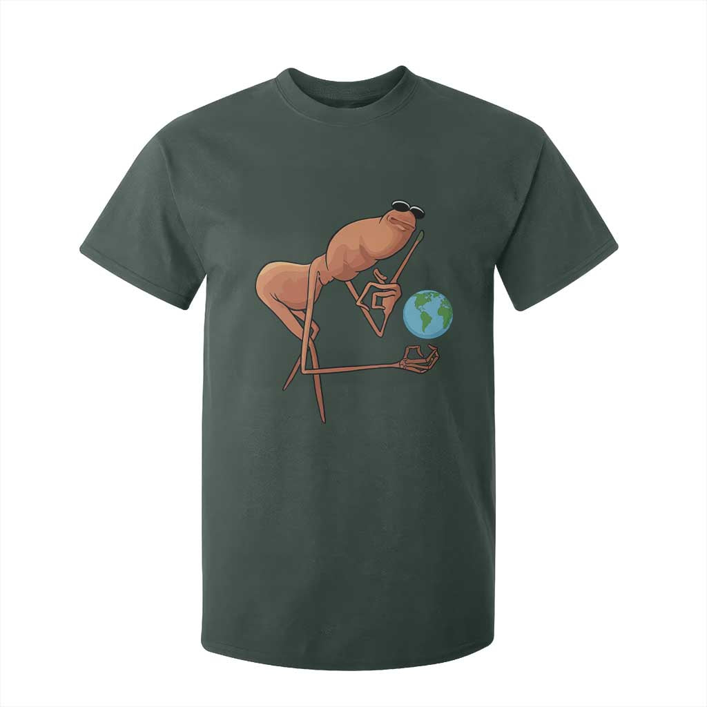 Happy Earth Day T Shirt For Kid Funny Marcus The Worm Eco Friendly