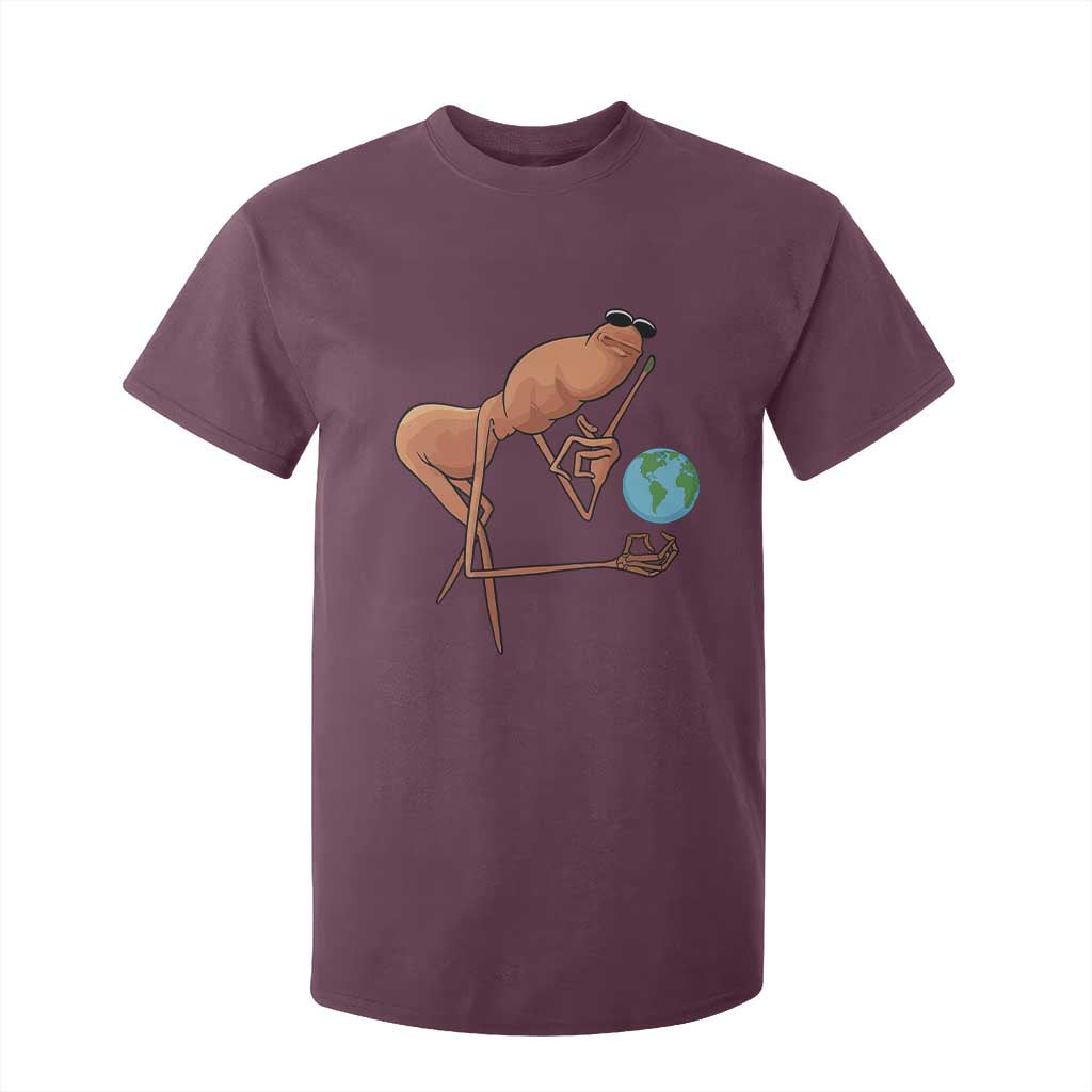 Happy Earth Day T Shirt For Kid Funny Marcus The Worm Eco Friendly