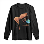 Happy Earth Day Long Sleeve Shirt Funny Marcus The Worm Eco Friendly