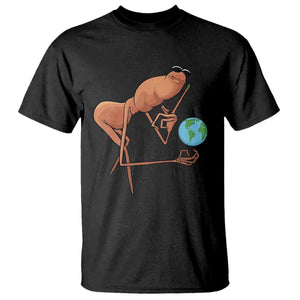 Happy Earth Day T Shirt Funny Marcus The Worm Eco Friendly