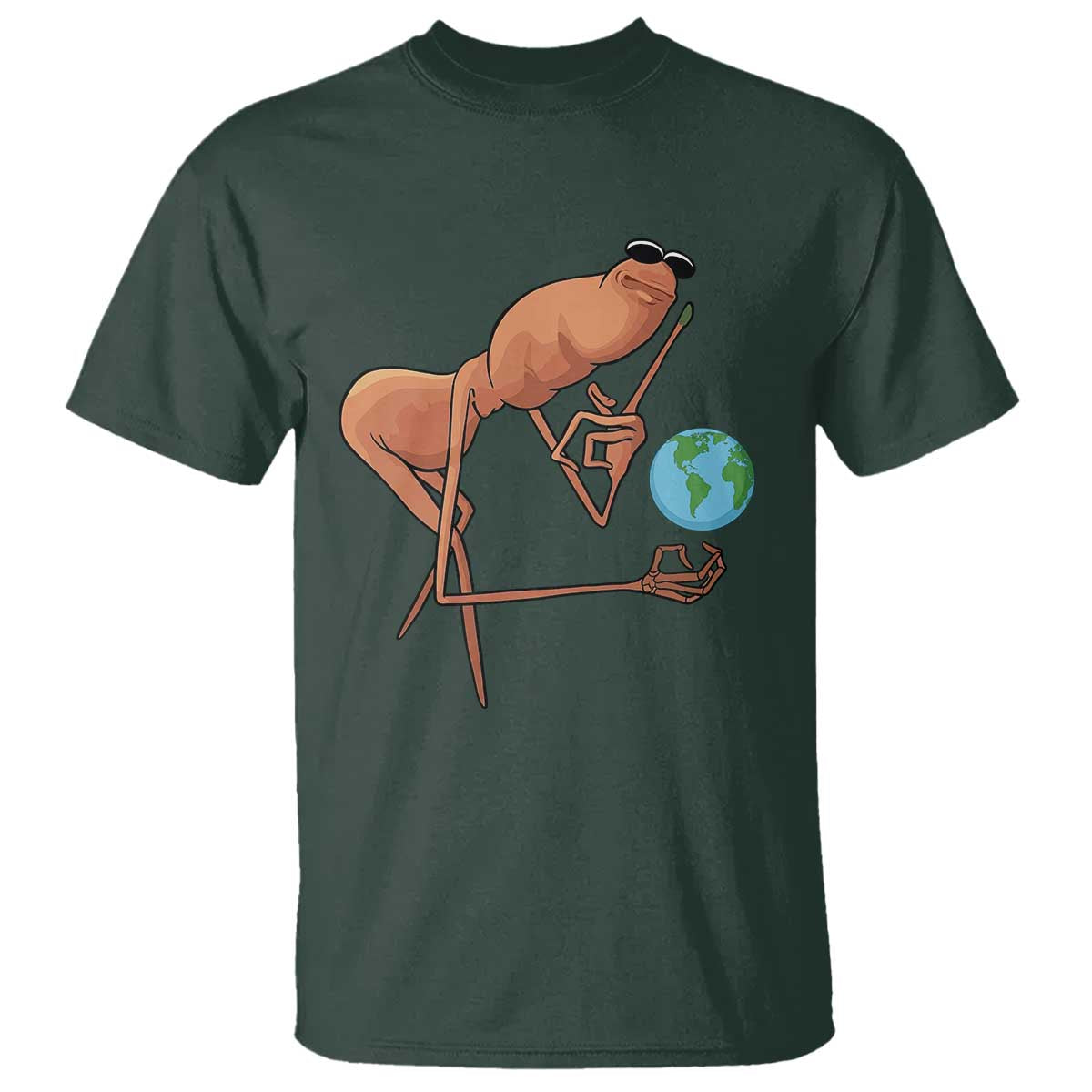 Happy Earth Day T Shirt Funny Marcus The Worm Eco Friendly