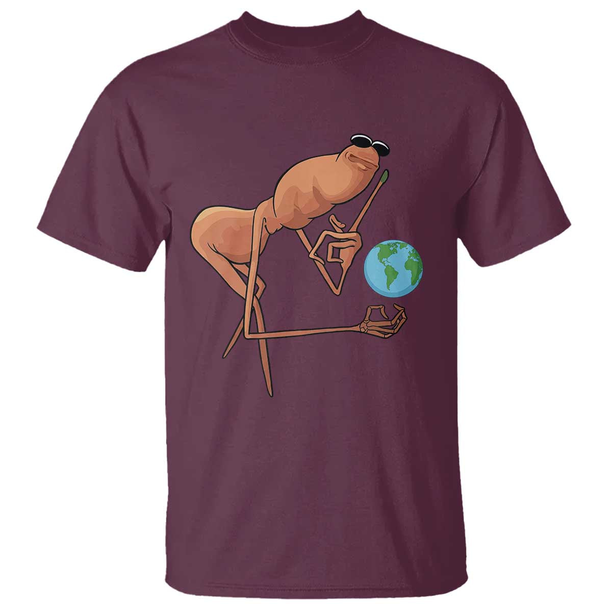 Happy Earth Day T Shirt Funny Marcus The Worm Eco Friendly