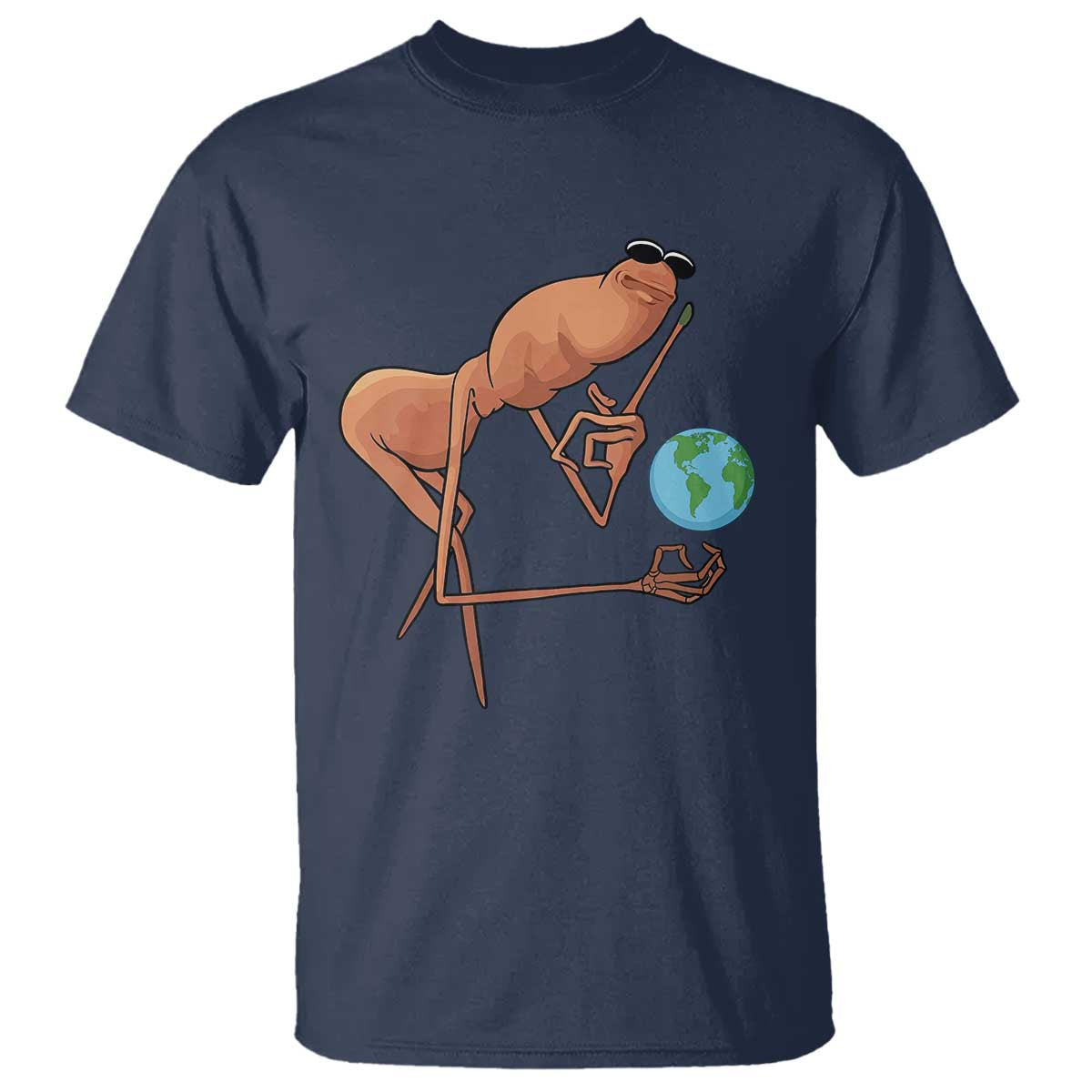 Happy Earth Day T Shirt Funny Marcus The Worm Eco Friendly