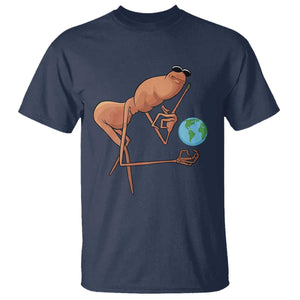 Happy Earth Day T Shirt Funny Marcus The Worm Eco Friendly