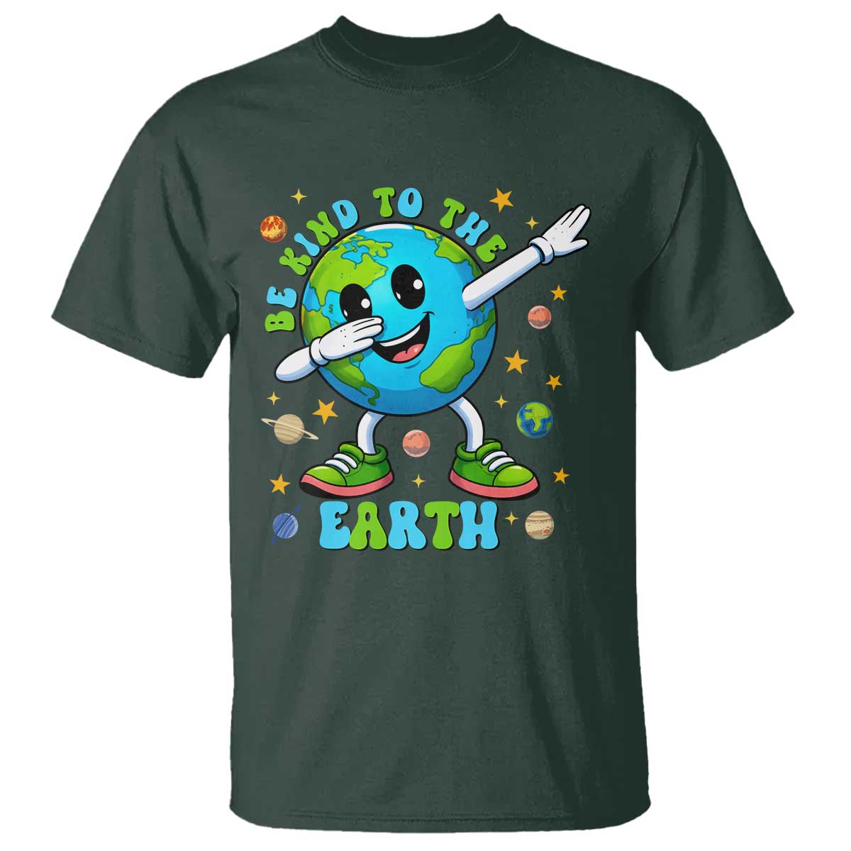 Be Kind To The Earth T Shirt Cute Environmental Awareness Earth Day