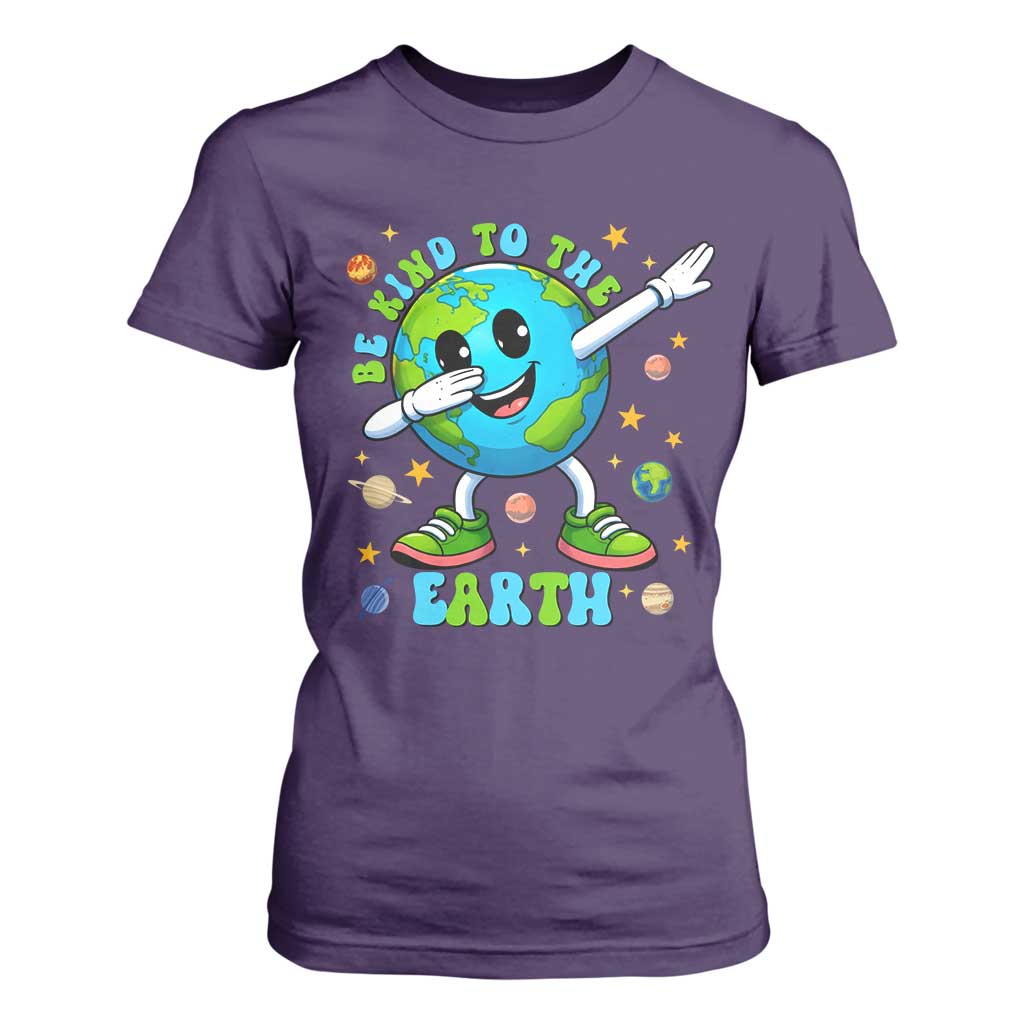 Be Kind To The Earth T Shirt For Women Cute Environmental Awareness Earth Day