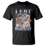 Funny Cat Meme T Shirt I Eat Microplastics - African Pride