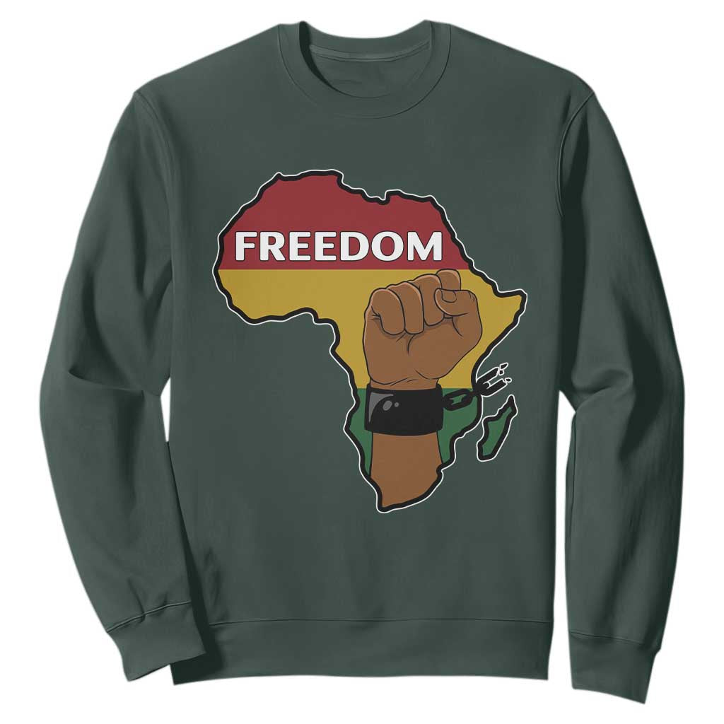 Africa Freedom Liberation Black Power Sweatshirt - African Pride