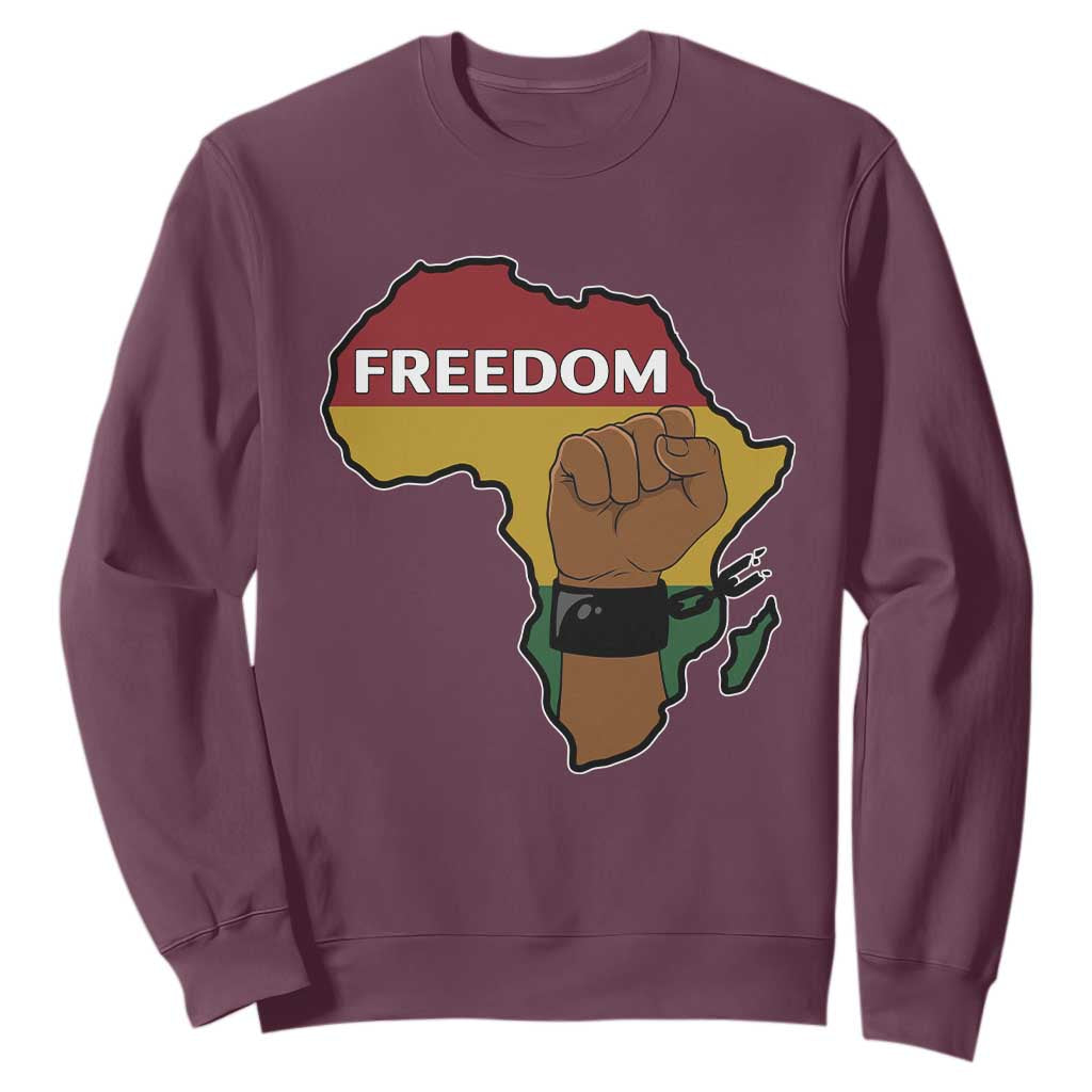 Africa Freedom Liberation Black Power Sweatshirt - African Pride