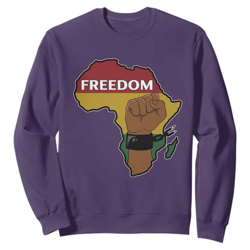 Africa Freedom Liberation Black Power Sweatshirt - African Pride