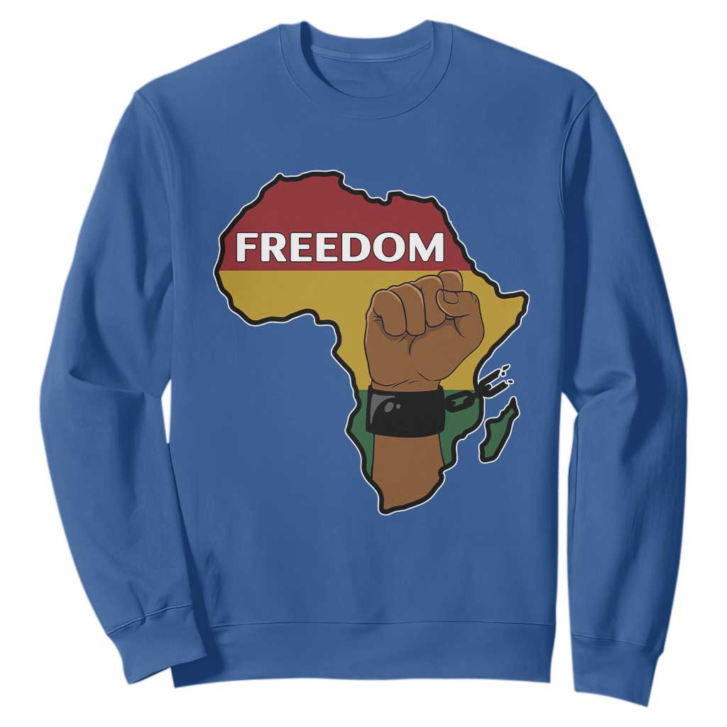 Africa Freedom Liberation Black Power Sweatshirt - African Pride