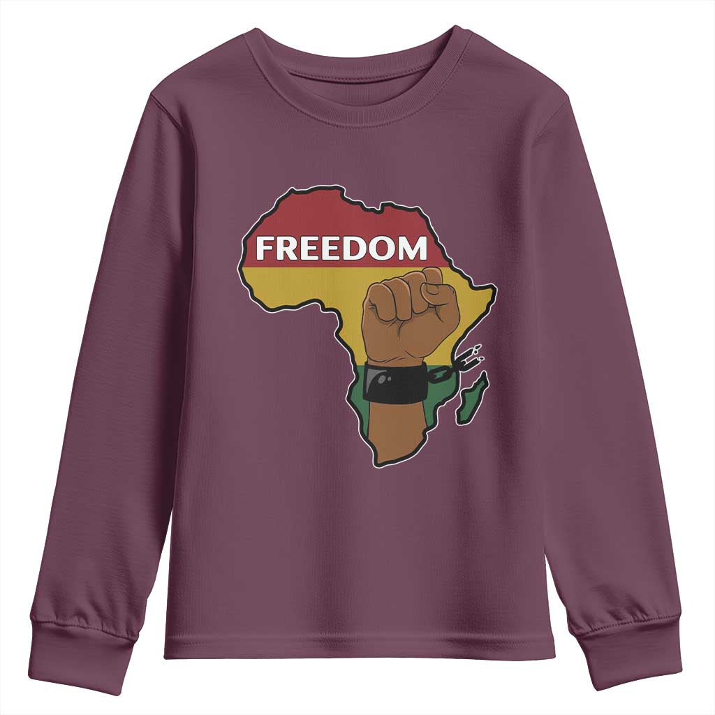 Africa Freedom Liberation Black Power Youth Sweatshirt - African Pride