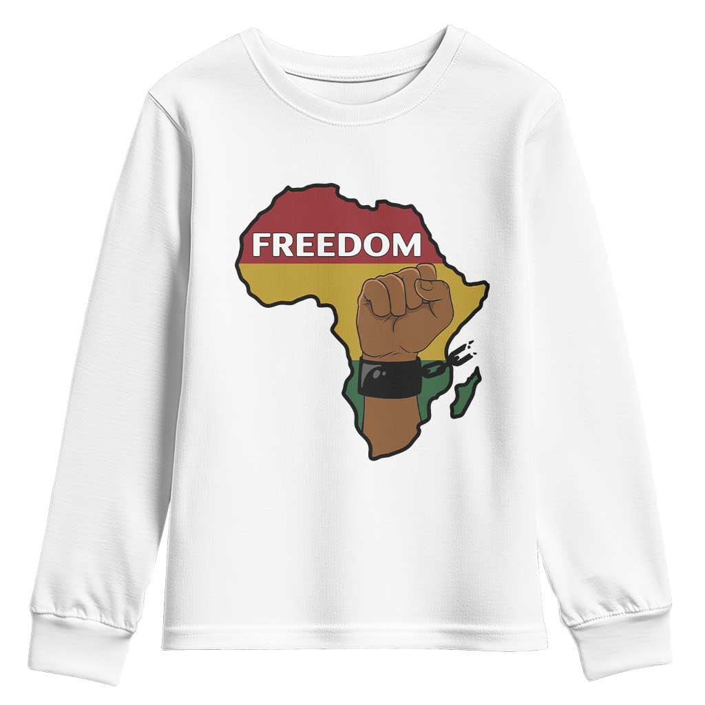 Africa Freedom Liberation Black Power Youth Sweatshirt - African Pride