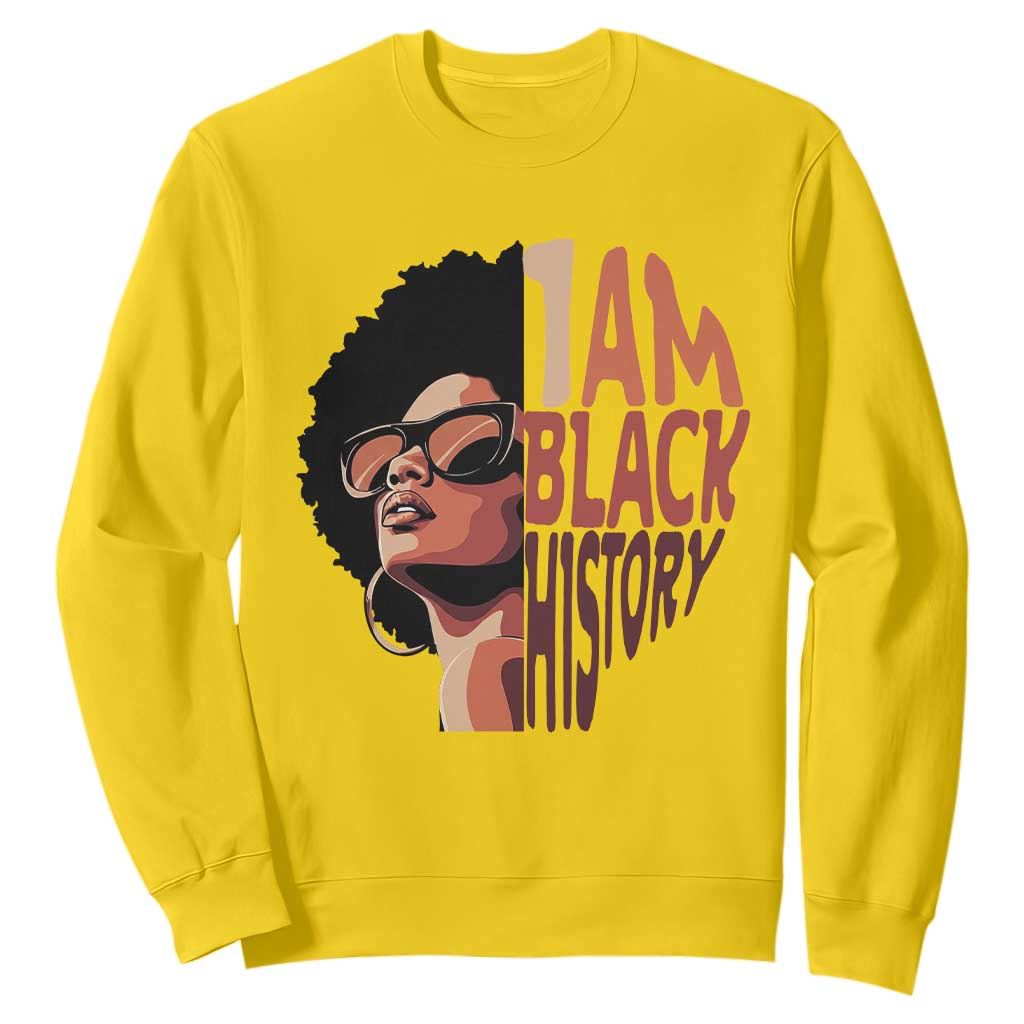 I Am Black History Sweatshirt African American Pride - African Pride