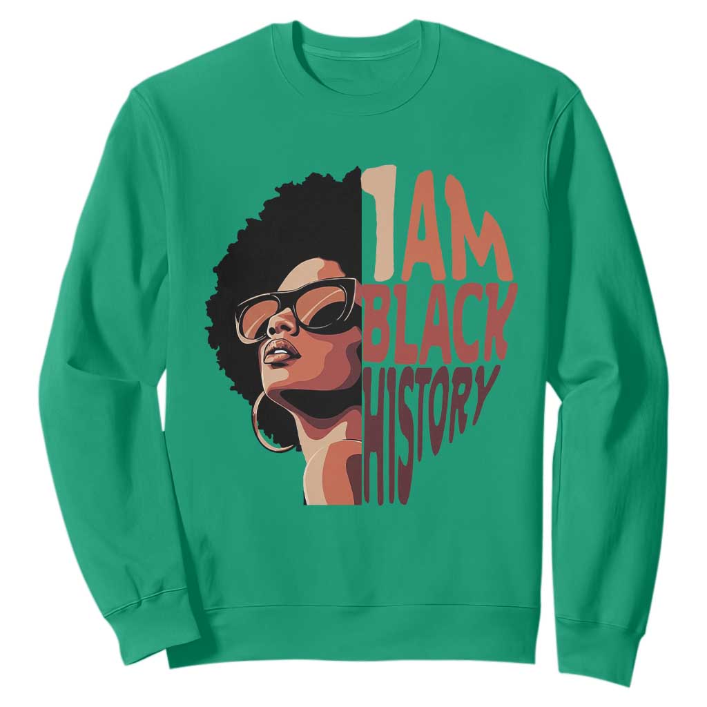 I Am Black History Sweatshirt African American Pride - African Pride