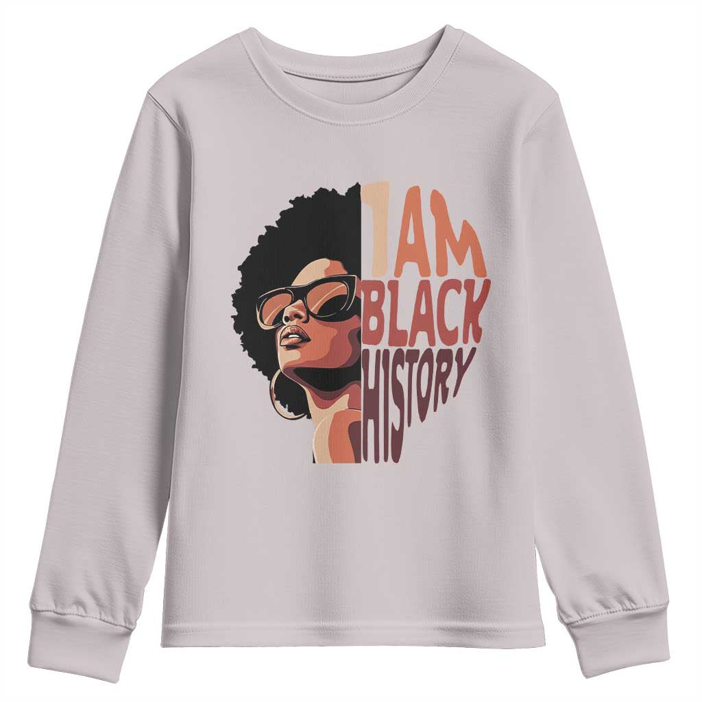 I Am Black History Youth Sweatshirt African American Pride - African Pride