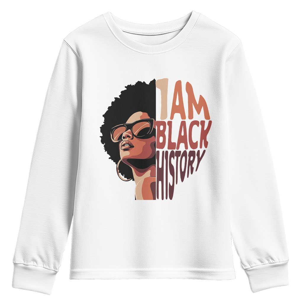 I Am Black History Youth Sweatshirt African American Pride - African Pride