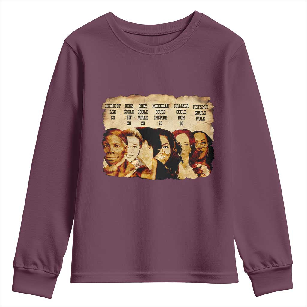 Black History Month Youth Sweatshirt African American Women Pride - African Pride