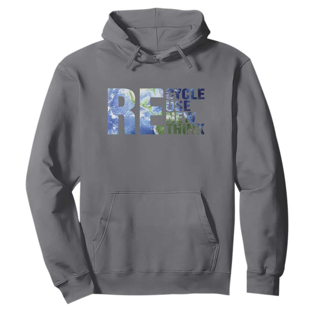 Earth Day Hoodie Recycle Reuse Renew Rethink