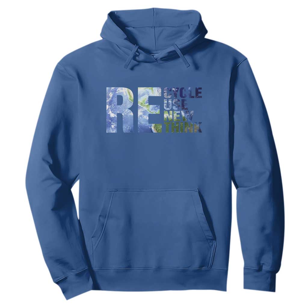 Earth Day Hoodie Recycle Reuse Renew Rethink