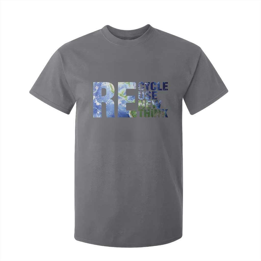 Earth Day T Shirt For Kid Recycle Reuse Renew Rethink