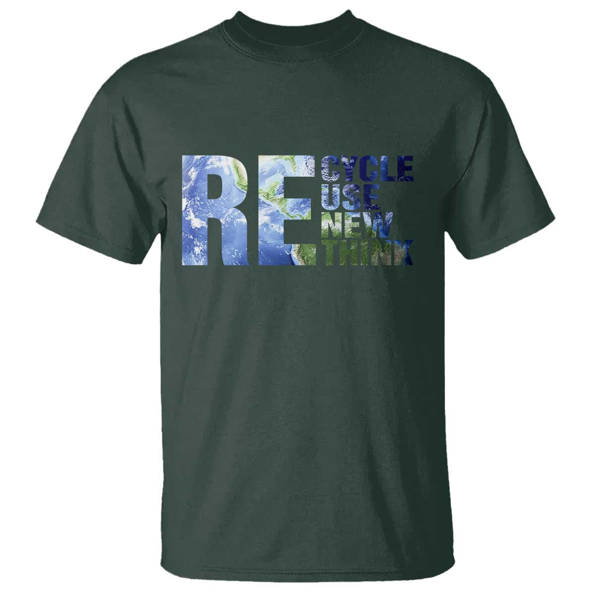 Earth Day T Shirt Recycle Reuse Renew Rethink