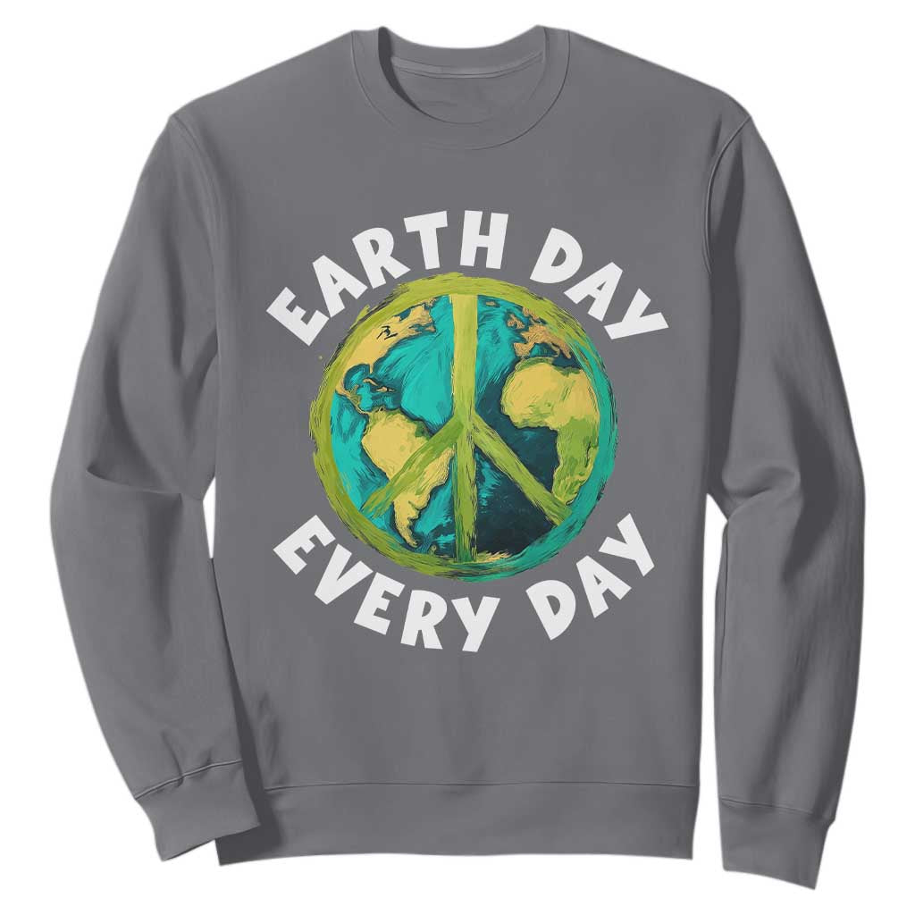 Earth Day Everyday Sweatshirt Peace Sign Nature Lover