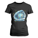 Earth Day T Shirt For Women Funny Baseball Ice Cream Drip Glove Eco Friendly