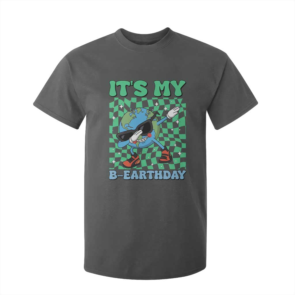 Funny Earth Day T Shirt For Kid Its My B-Earthday