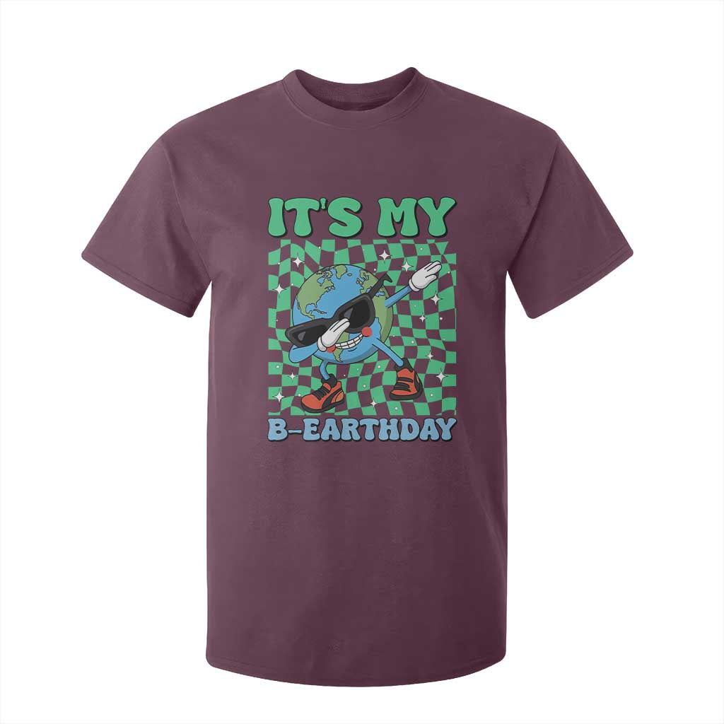 Funny Earth Day T Shirt For Kid Its My B-Earthday