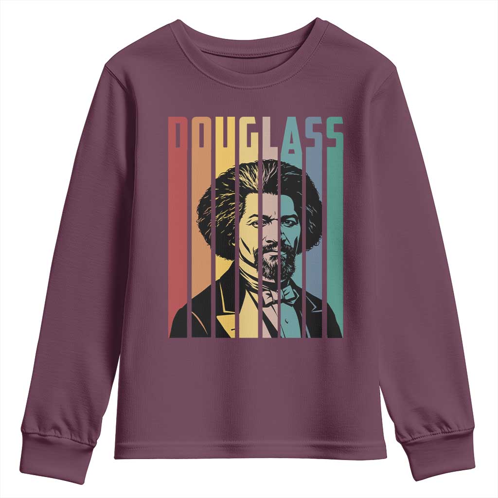 Frederick Douglass Youth Sweatshirt American Black History - African Pride