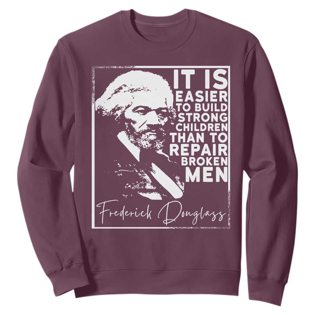 Frederick Douglass Quote Sweatshirt Black History Month - African Pride