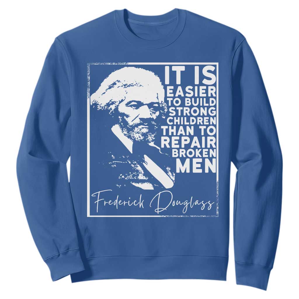 Frederick Douglass Quote Sweatshirt Black History Month - African Pride