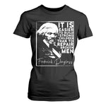 Frederick Douglass Quote T Shirt For Women Black History Month - African Pride