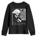 Frederick Douglass Quote Youth Sweatshirt Black History Month - African Pride