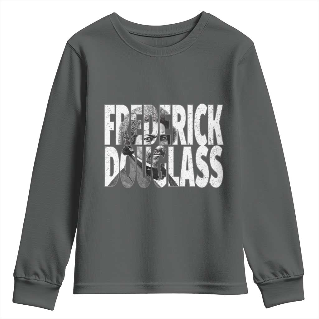 Frederick Douglass Youth Sweatshirt Black History Month - African Pride