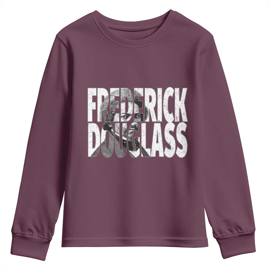 Frederick Douglass Youth Sweatshirt Black History Month - African Pride