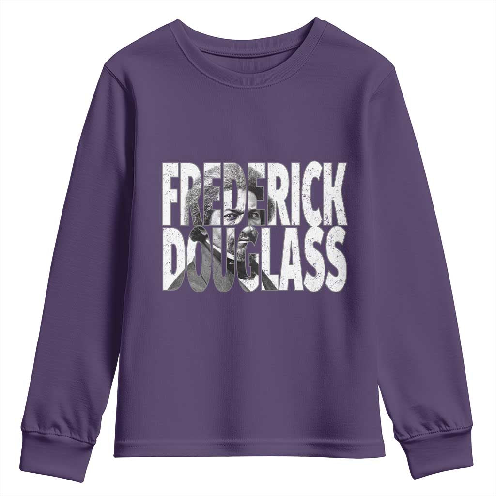 Frederick Douglass Youth Sweatshirt Black History Month - African Pride