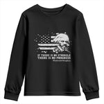 Frederick Douglass Quote Youth Sweatshirt Is There Is No Struggle There Is No Progress - African Pride