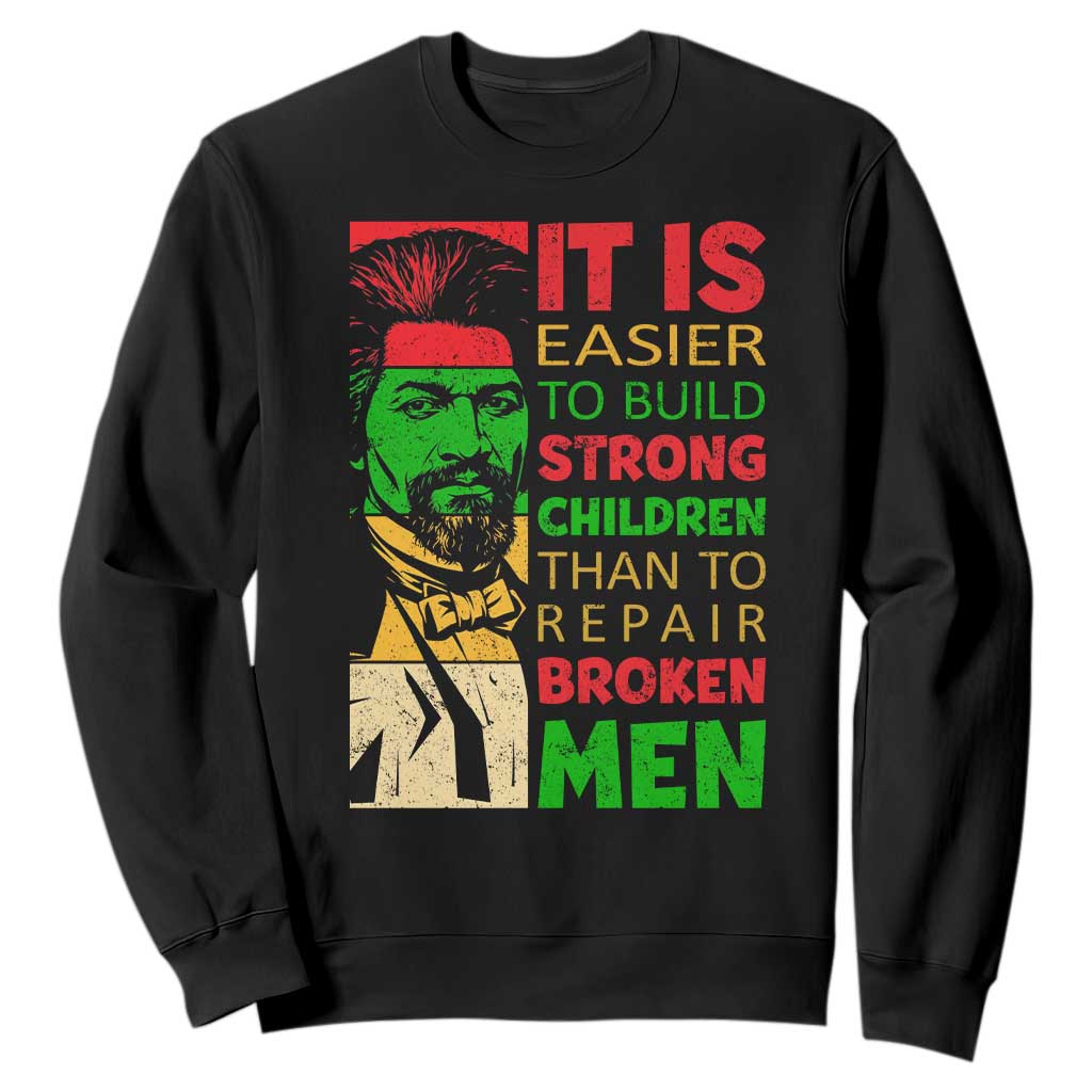 Frederick Douglass Pride Quote Sweatshirt Black History Month - African Pride