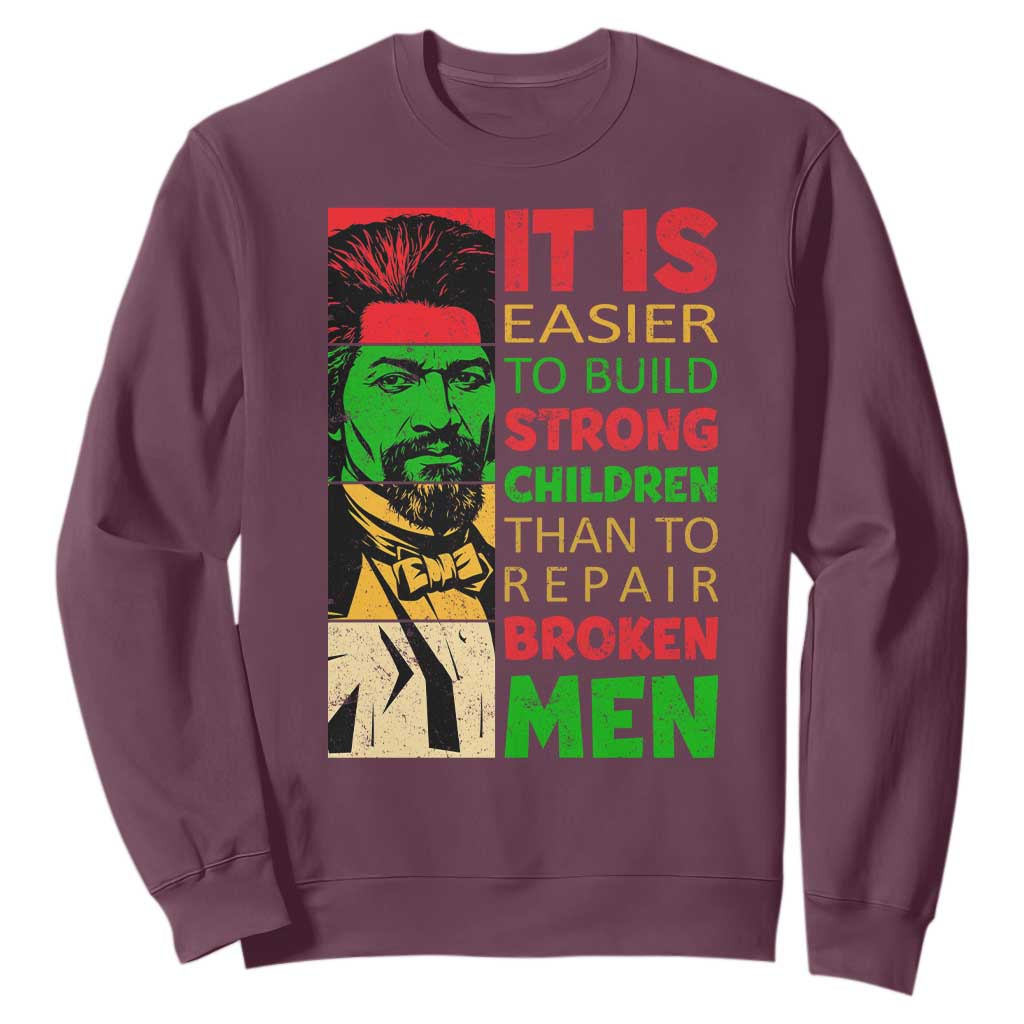 Frederick Douglass Pride Quote Sweatshirt Black History Month - African Pride