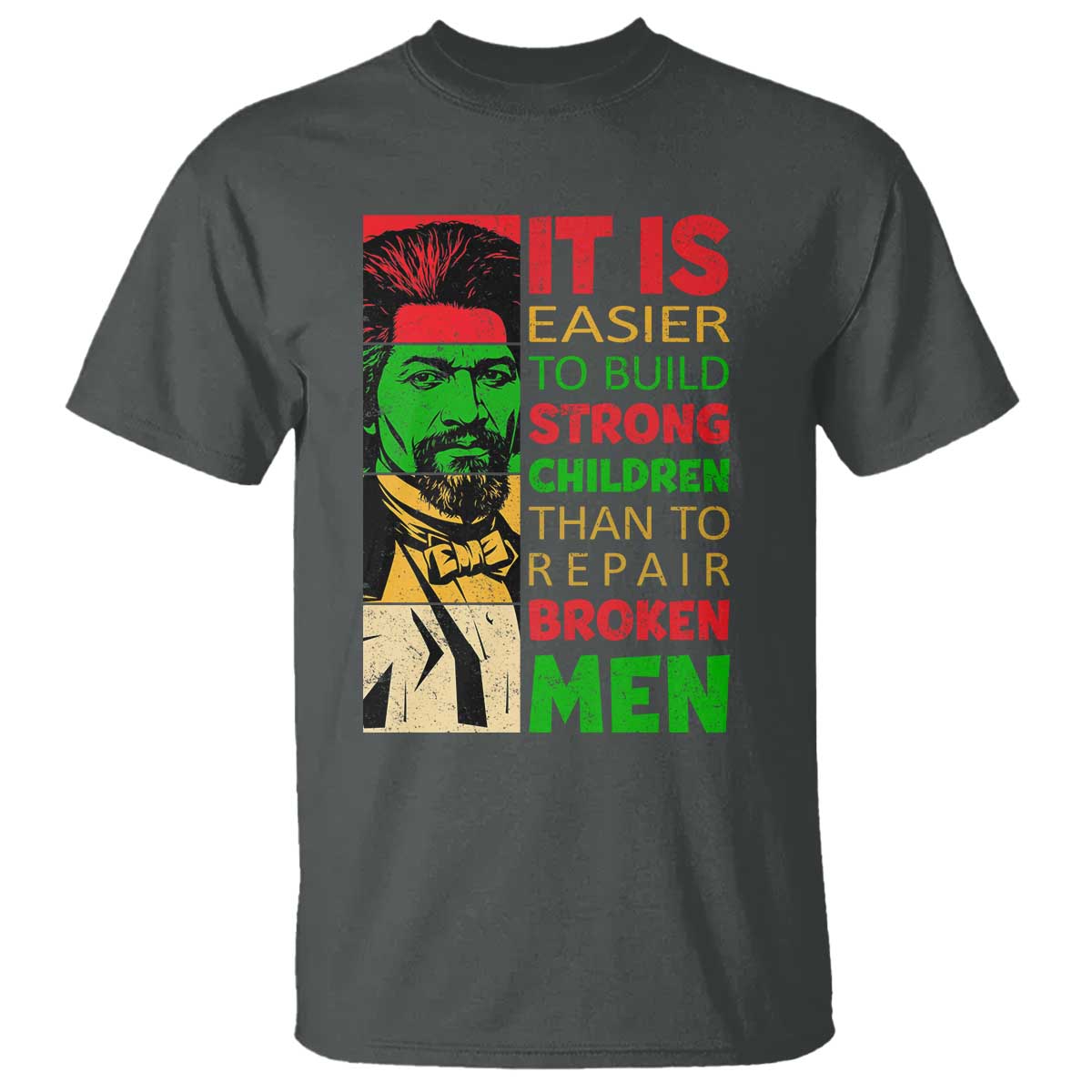 Frederick Douglass Pride Quote T Shirt Black History Month - African Pride
