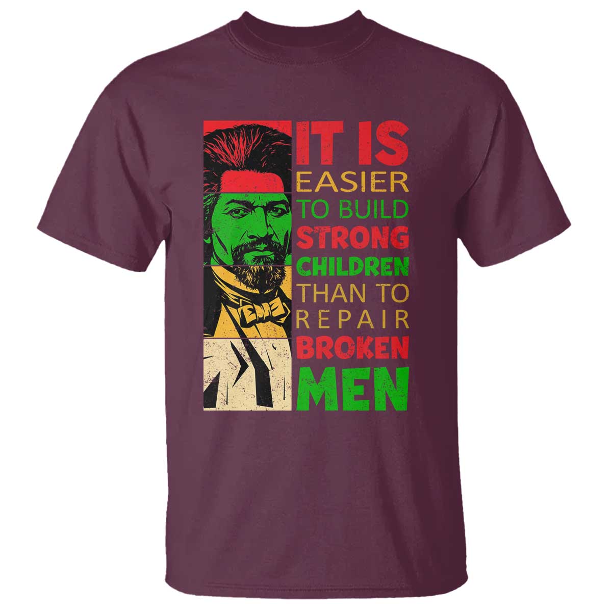 Frederick Douglass Pride Quote T Shirt Black History Month - African Pride