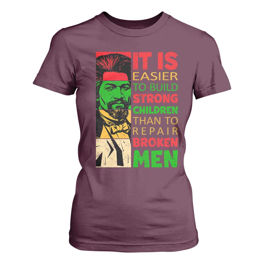 Frederick Douglass Pride Quote T Shirt For Women Black History Month - African Pride