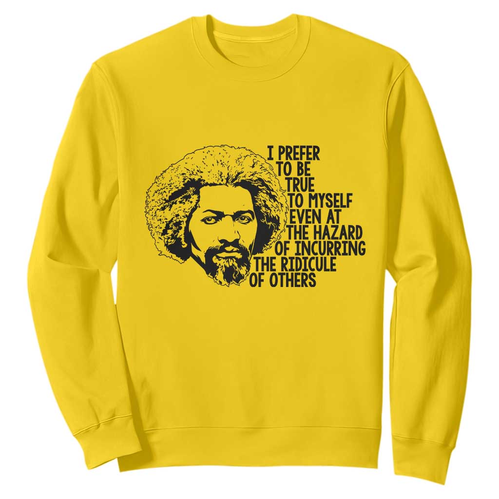 Frederick Douglass Pride Quote Sweatshirt - African Pride