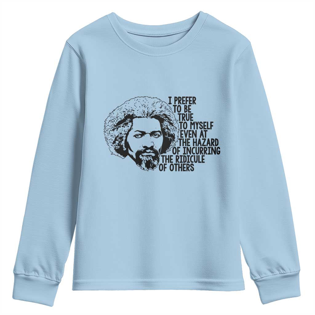 Frederick Douglass Pride Quote Youth Sweatshirt - African Pride