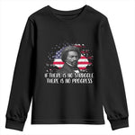 Frederick Douglass American Flag Youth Sweatshirt Is There Is No Struggle There Is No Progress - African Pride
