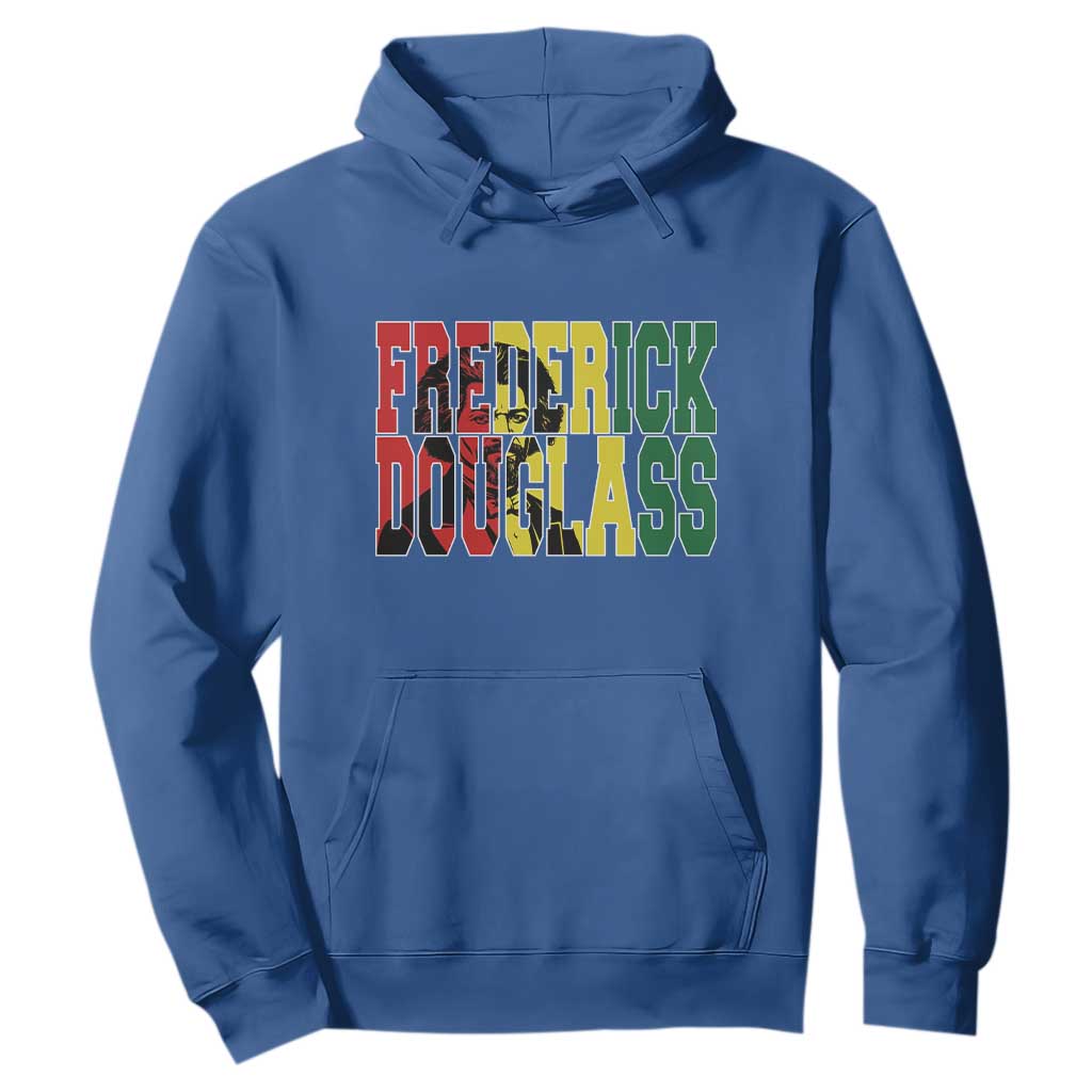 Frederick Douglass Hoodie Pan African Flag Black History Month - African Pride