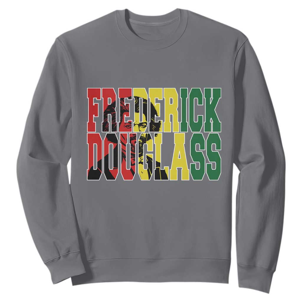Frederick Douglass Sweatshirt Pan African Flag Black History Month - African Pride