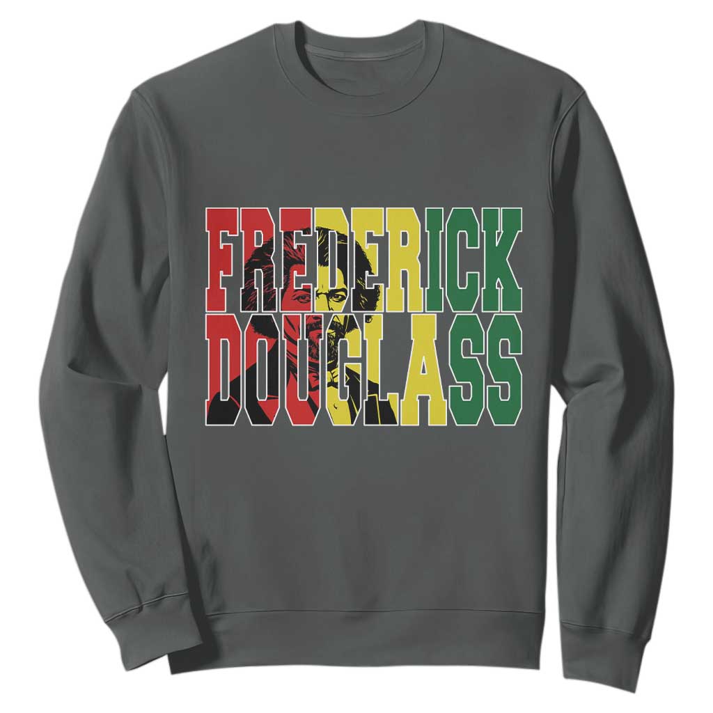 Frederick Douglass Sweatshirt Pan African Flag Black History Month - African Pride